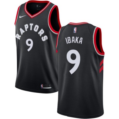 Nike Toronto Raptors #9 Serge Ibaka Black Youth NBA Swingman Statement Edition Jersey
